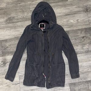 Cotton on grey trench utility jacket